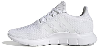 adidas Womens Swift Run White/White/Gold Metallic 8