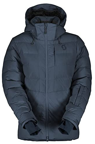 Scott W Ultimate Warm Jacket Blau - Daunen Isolierte wasserdichte Damen Skijacke, Größe S - Farbe Dark Blue