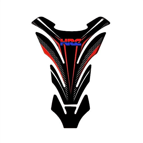 Tankschutz Für Honda HRC Hornet CBR1000 600RR CB400 CB750 CB1300 Motorrad Carbon Faser Tank Pad Schutz Aufkleber (Color : Rosso)