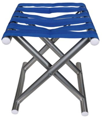 Vastsea Sgabello da Campeggio Pieghevole, Sgabello da Pesca Pieghevole, Sedia Pigra Portatile, mini Sgabello da Campeggio, Adatta per Viaggi all'Aperto, Barbecue, Campeggio(Blu)