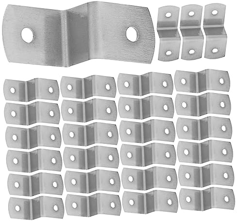 CANIGHT Lot De 100 Clips De Fixation Robustes Pour Cadres De Table Étagères En Toile