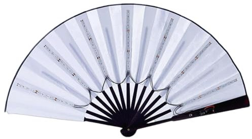 SWEETBIUTI LED Fan Light up Fan, 24x13 Foldable LED Hand Fan Portable Rave Fans for Discos, Night Club, Music Festival, Wedding Birthday Party Gift