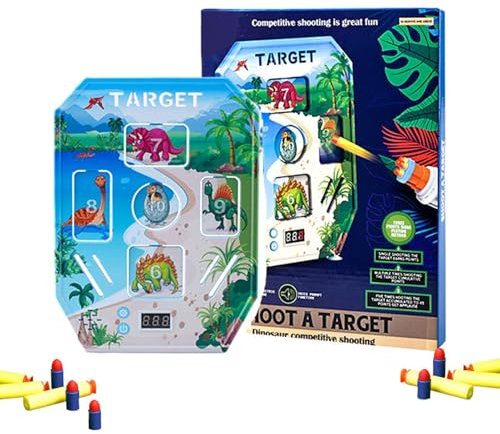 Elektronische Zielscheibe, Zielübungsspielzeug für Kinder | Elektronische Zielwertung mit automatischer Wertung - 3 Modi Weichschaum-Zielwertung mit Ton für Weihnachtsgeburtstag