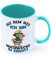 THW nachwuchs | Technische Hilfe | Hilfswerk aus dem weg Farbige Tasse - Kaffeetasse/Geschenk/Familie - Mint