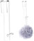 Luieonm Lot de 2 crochets en acrylique pour porte de douche, sans perçage, ouverture rétractable, pour cuisine, salle de bain, chambre à coucher, porte de douche