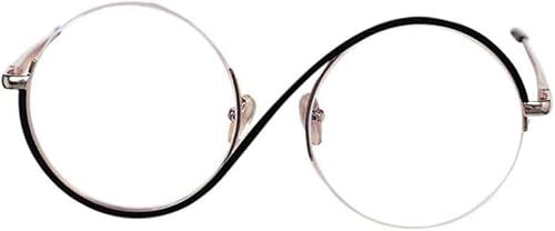 TanyoKing Elphaba Kostüm Brille Metallrahmen Runde Brille Hexe Cosplay Brille