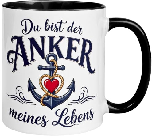 Anker Tasse | Du bist der Anker meines Lebens | Ich liebe Dich Geschenk