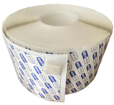 BEK-FIX® Number Plate Sticky Pads Double Sided Tape Adhesive Strips Heavy Duty Car Number Plate Stickers - Roll Of 1000 Double Sided Sticky Pads - Double Sided Foam Tape