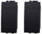 Tappo, falso polo, confezione 2pz, Modulo nero, Compatibile Con BTicino Living, frutti, interruttori, pulsanti, deviatori, dimmer, sensori, PIR, buzzer, Per Placche originali e compatibili