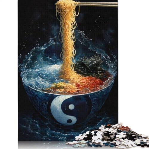 Yin- und Yang-Ramen-Puzzle für Erwachsene, herausforderndes und kniffliges Puzzle für Frauen und Männer, 1500 Teile (85 x 57 cm)
