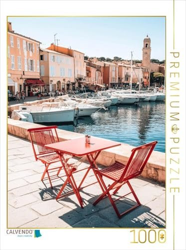 CALVENDO Puzzle Fischerhafen von Saint-Tropez | 1000 Teile Lege-Größe 48 x 64 cm Foto-Puzzle für glückliche Stunden