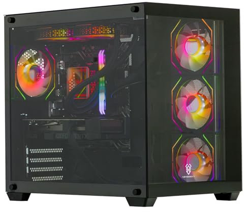 Veno Scorp Gaming PC AMD Ryzen 5 5500 Processor RTX 3050 6GB Graphics Card - 16GB 3200MHz Ram - 512GB NVMe SSD - 550W PSU - Windows 11 - WiFi - Nemesis Black