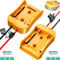 2-Pack for Dewalt 20V Battery Adapter for Power Wheels: Power Tool Drill Battery Adapter Converter for Power Wheels RC Car Battery Connector Upgrade Accessories Conversion Kit with 30A Fuse 12AWG Wire