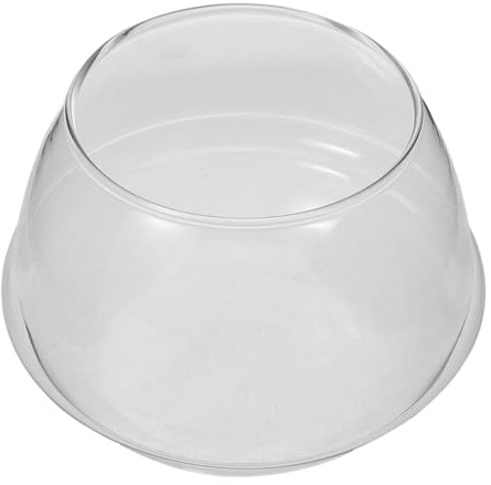 TOYZFRIENDY Glass Terrarium Lotus Bowl Planter for Hydroponic Water Plants Small Glass Pot for Succulents Water Lilies and Aquatic Decor Elegant Transparent Vase for Home and Office Display