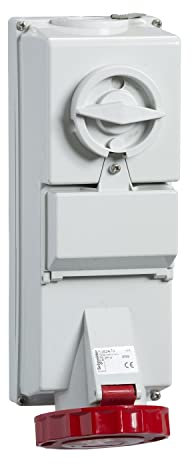 Schneider Electric 83458 - Enchufe con Disco Entrelazado 16A 3P-E 3, Blanco