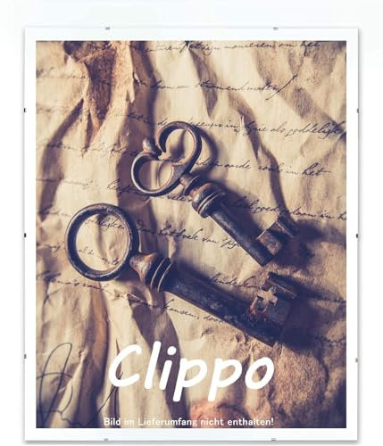 1a Bilderrahmen Clippo Rahmenloser Bildhalter Posterrahmen Cliprahmen 75.5X98.5 Cm Menge/Ausstattung: 1 Stck. / 1Mm Klares Kunstglas