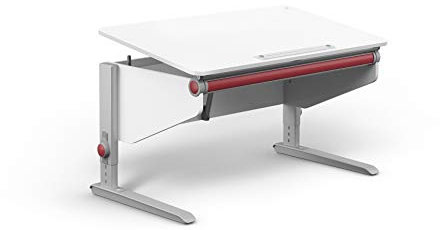 moll Winner Classic Kinderschreibtisch höhenverstellbar | mitwachsend & ergonomisch mit neigbarer Tischplatte & gerundeten Ecken | Schreibtisch ideal für Schulkinder | Made in Germany