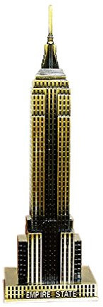teng hong hui Das weltberühmte Wahrzeichen Metall-Modell der Geb?ude Geb?ude Modelle Modelle Empire State Building Modell