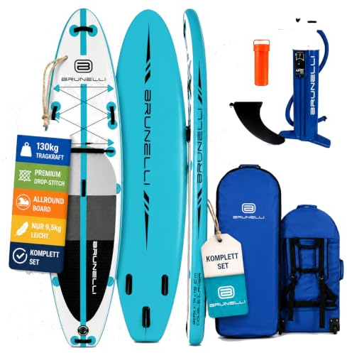 Brunelli 10.0 Premium SUP Board Stand Up Paddle Kajakpaddel Sitz SUP-Cart 305cm