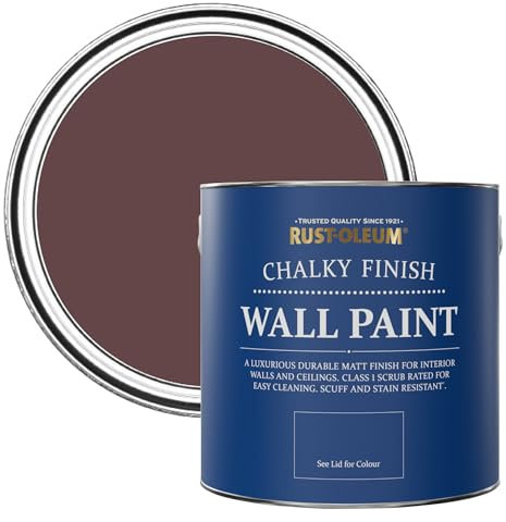 Rust-Oleum Dark Purple Matt Emulsion Wall Paint - Mulberry Street 2.5L