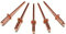 Metal Magery 100 Kupfer-Nieten, 1/8 Durchmesser Kupferdorn Blindnieten Kuppelkopf 4-4 (1/8 Zoll Durchmesser x 1/4 Zoll Griffbereich), 100 Stück