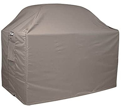 Raffles Covers Gasgrill-Abdeckung 175 x 70 H: 125/115 cm | Atmungsaktiv | Wasserdicht | UV - beständig | Doppelt genähte, PU-versiegelte Naht | Elastischer Kordelzug |