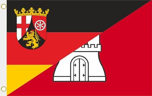 U24 Flagge Fahne Rheinland-Pfalz-Hamburg 90 x 150 cm