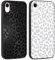 RUMDEY 2 Pack Cute Cheetah Print for Apple iPhone XR 6.1 Inch Phone Case,Luxury Leopard Pattern Design Cases Soft Silicone Slim TPU Shockproof Protective Cover for Women Girls-Black & White