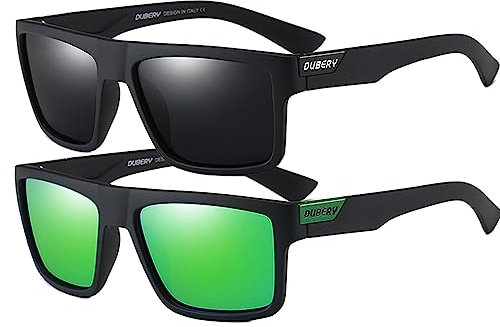 HGDGears Vintage Polarisierte Sonnenbrille Herren und Damen,Fahren,Radfahren,Angeln,Reise,UV400 Schutz Sonnenbrillen für Herren