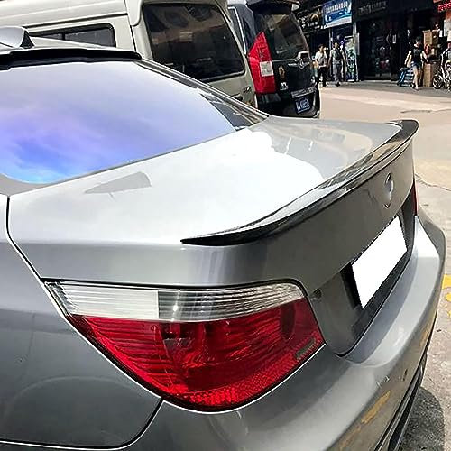LUISAS Heckspoiler Spoiler für BMW E60 M5 520 525 528 535 2008-2011, Kofferraum Spoiler, Fiberglas, Glossy, Schwarz