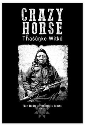 OWNPET Crazy Horse Sioux Leinwand-Poster, Wandkunst, Dekordruck, Bild, Gemälde für Wohnzimmer, Schlafzimmer, Dekoration, ungerahmt, 30 x 45 cm