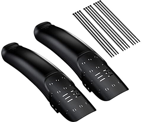 rockible Fahrrad Schutzblech für Mountainbikes - Effektiver Spritzwasserschutz, 2er-Pack