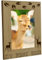 CREATCABIN Mein Erster Hirsch-Bilderrahmen,Jagd-Holz-Fotorahmen,Graviertes Display,Pfotenabdruck,Hölzerner Tisch-Postkartenrahmen Zum Aufhängen,Wand,Galerie,Zuhause,Schreibtisch-Dekoration,21.8x16.8cm
