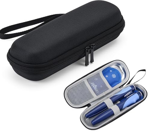 Landrain Tragbar Pen Tasche, Kühltasche für Reise (NUR Tasche, Schwarz)