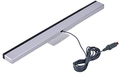Barra Sensore a Infrarossi con Cavo Wii, Collega Fino a 4 Giocatori, Installazione Plug and Play