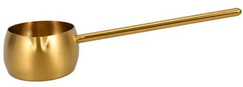 Luxshiny Stainless Steel Oil Spoon Long Handle Ladle for Cooking Drizzling and Stirring Kitchen Utensil 11 Inch Serving Spoon