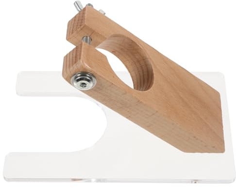 Anneome Rug Making Kit Carpet Trimmer Holder Base Wooden Shearing Guide Tool for Diy Tufting Carver Stand Home Carpet Trimmer Use