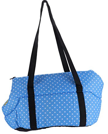 Supvox Faltbarer Hunderucksack aus Polyester Kratzfest mit Bequemem Schulterriemen Hundetasche für Unterwegs und Reisen Blau
