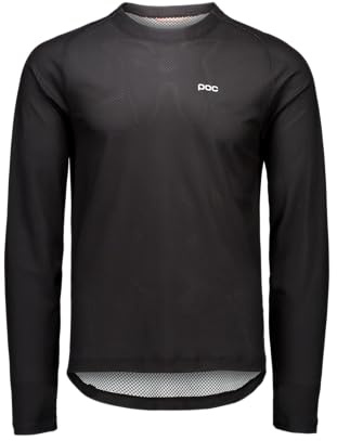 POC Motion Air L/S Jersey Men's – MTB Jersey for MTB and Trail Riding with Lightweight Recycled Polyester mesh, Quick-Drying Moisture Management, Durable snag-Resistant Construction