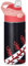 Sevdomey Bouteille d'eau pour enfants avec motif de baseball Stitch - En acier inoxydable - Isotherme - Étanche - 350 ml - Avec paille - Pour l'école, la crèche, les voyages, le sport