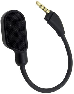MOOKEENONE Microphone amovible de 3,5 mm pour casque de jeu Kingston HyperX Cloud III 3