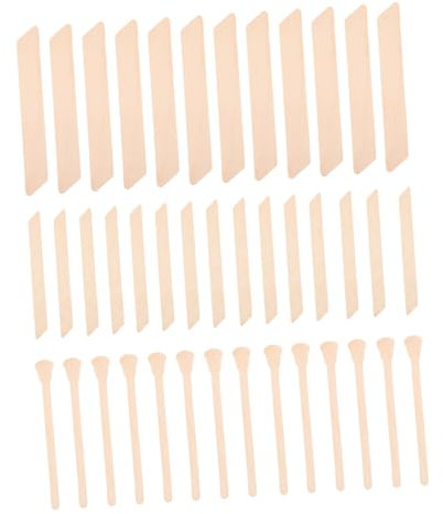 Baluue 150stücke Teiliges Von Wachsapplikatoren Für Körperhaare Vielseitige Unregelmäßige Wachsstäbchen Für Effektive Haarentfernung Für Augenbrauen Und Hautpflege