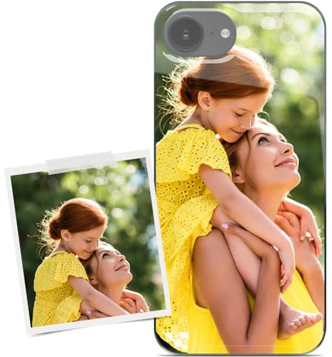 Coverpersonalizzate.it - Coque personnalisée Compatible avec iPhone 16e avec Votre Photo ou Votre Texte - Coque de Protection en TPU Transparent