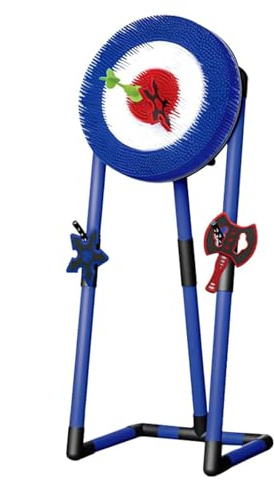 Faltbare Axt Wurfspiel mit 2 Axt und 4 Darts - Sichere Indoor- und Outdoor-Aktivität für Erwachsene und Kinder