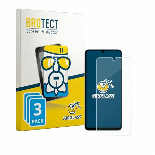 BROTECT 3 Stück Schutzglas für ZTE Blade A36 Schutzfolie Panzer Folie Glas[Extrem Kratzfest 9H, Anti-Fingerprint, Ultra-Transparent]