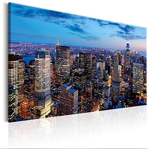 decomonkey Wandbilder New York 120x80 cm XXL 1 Teilig Leinwandbilder Stadt