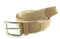 MYB Cintura elastica intrecciata per Uomo e Donna - diversi colori e dimensioni (115-120 cm, Beige)