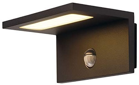 SLV LED Wandlampe ANGOLUX S für die Außenbeleuchtung von Wänden, Wegen, Eingängen, LED Strahler, Wand-Leuchte aussen, Down-Light, Aussenleuchte LED, Gartenlampe, Wegeleuchte, LED Inside, 9,8W,