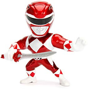 JADA TOYS 253251000 Power Ranger 10cm Die-cast Collectible Figure, Red