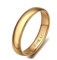 Beydodo Eheringe Gold 750 Poliert Rund Breit 4MM Hochzeit Ringe Frauen Verlobungsring Große 65 (20.7)